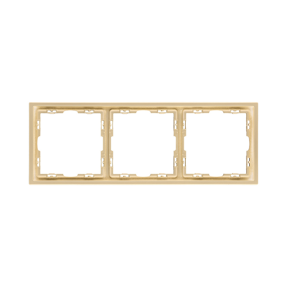 Рамка 3-постовая, золотой Kollinger Eclipse EC3GD