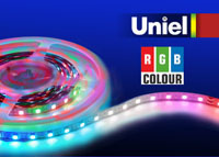 

Светодиодная лента Uniel (04819) 14,4W/m 60LED/m 5050SMD RGB 5M ULS-5050-60LED/m-10mm-IP20-DC12V-14,4W/m-5M-RGB