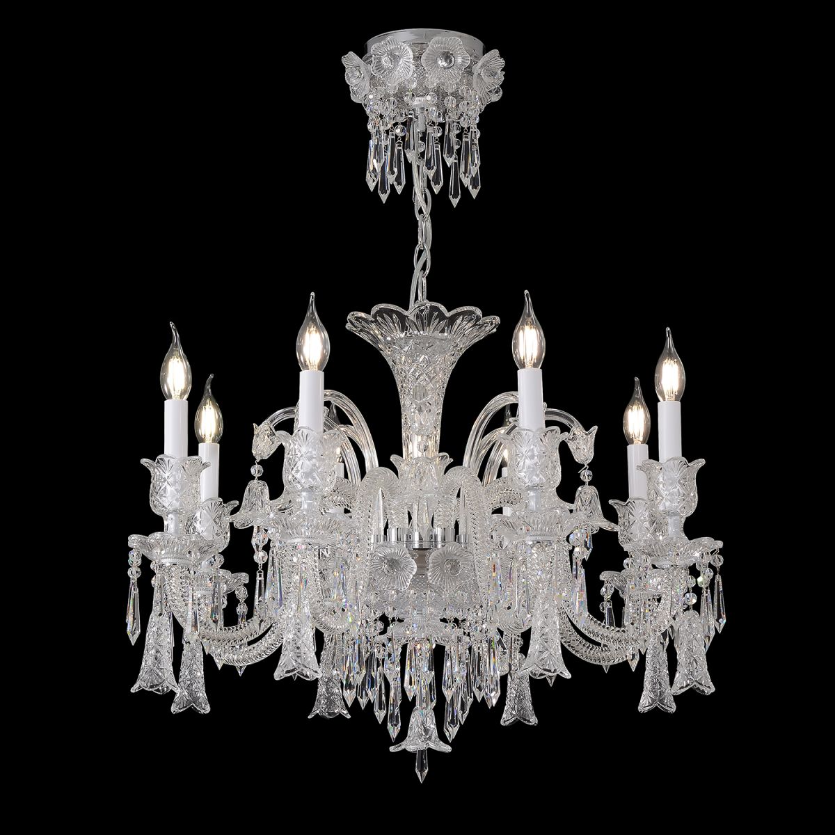 Подвесная люстра Crystal Lux VERSAILLES SP8 CHROME