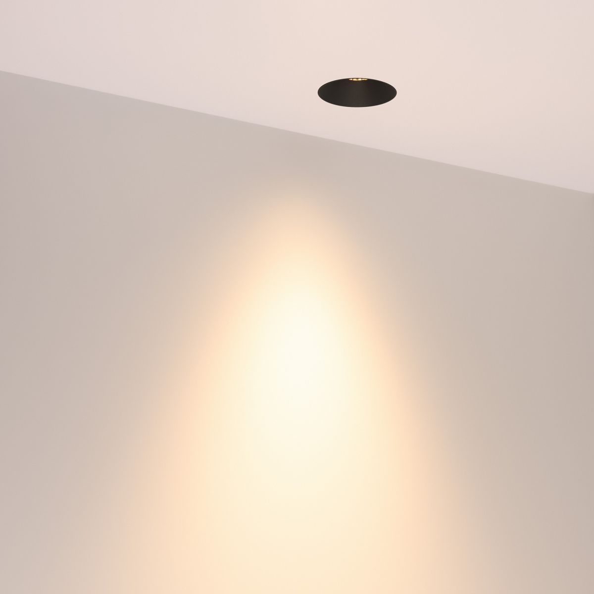 Светильник безрамочный Arlight DL-INTRAL-R63-8W Warm3000 (Черный RAL9005, 36 deg, 230V) (IP20 Металл) 064929