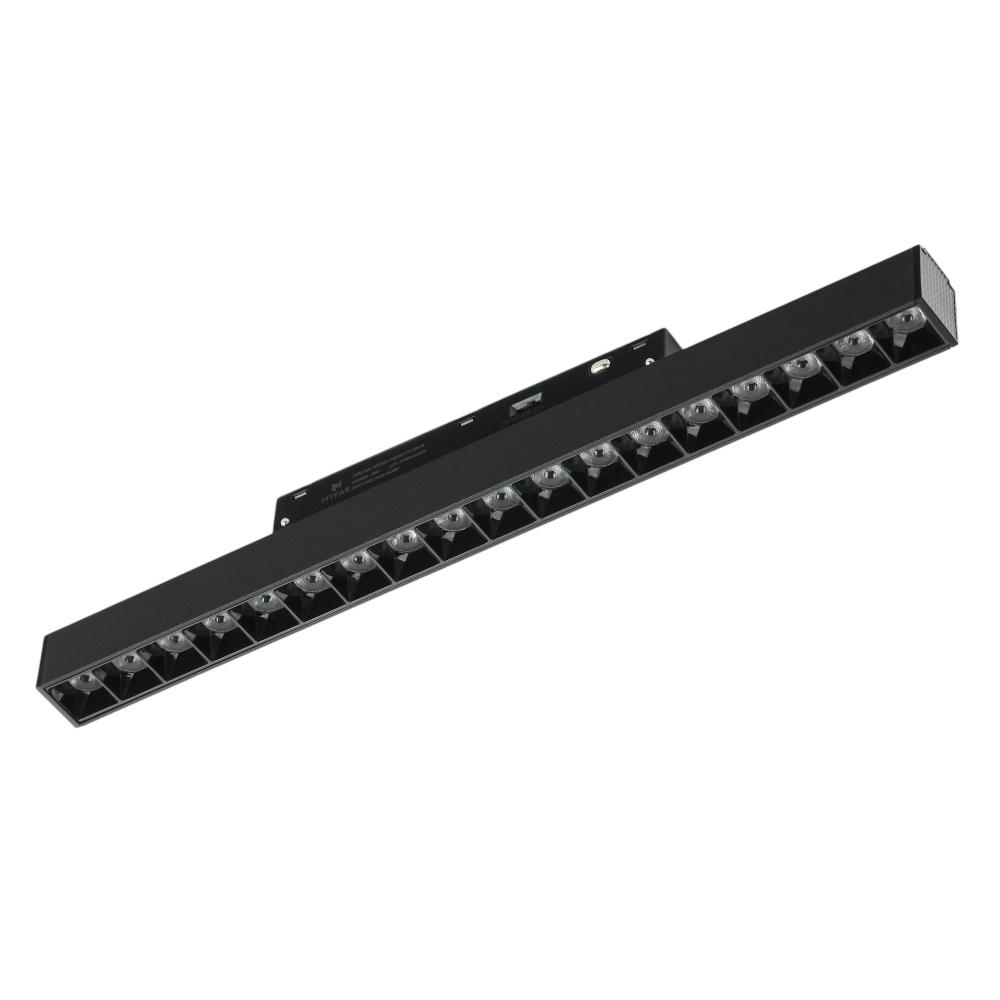 Трековый магнитный светильник MyFar ФлоуПоинт MT0231-18W3CCT-CSM-B