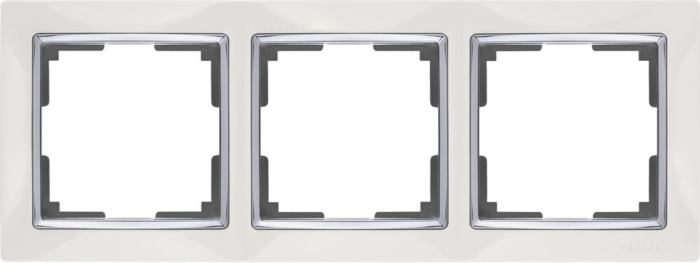 

Рамка Snabb на 3 поста белая WL03-Frame-03-white 4690389046124