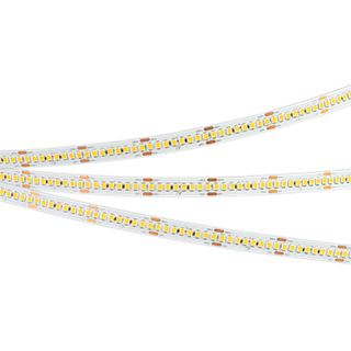 Светодиодная лента Arlight RT-A240-10mm 24V Warm3500 (22 W/m, IP20, 5m) (высок.эфф.150 лм/Вт) 038744(1)