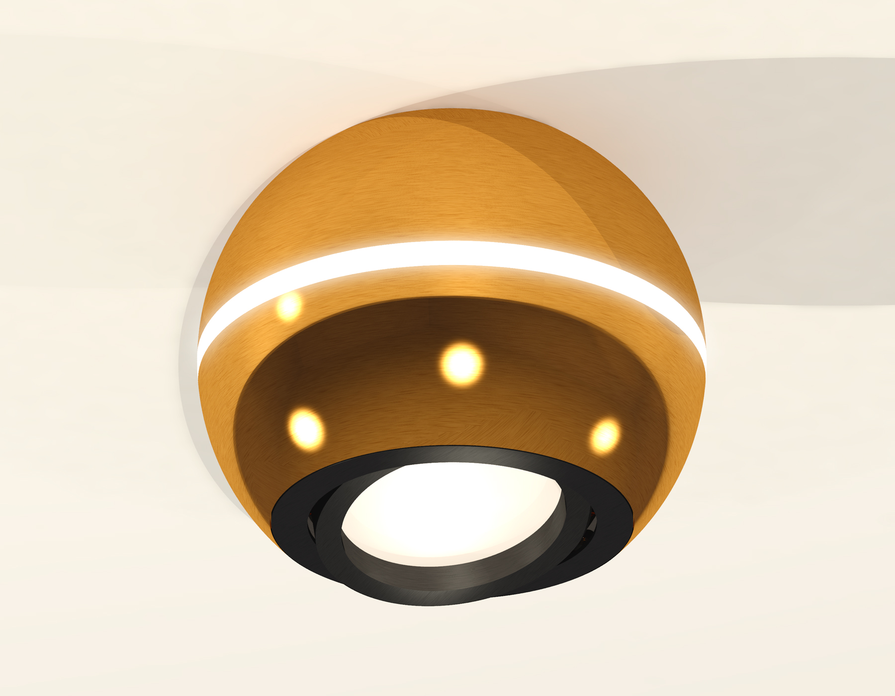 Накладной поворотный светильник с дополнительной подсветкой Ambrella Light Techno XS1105010 (C1105, N7002)