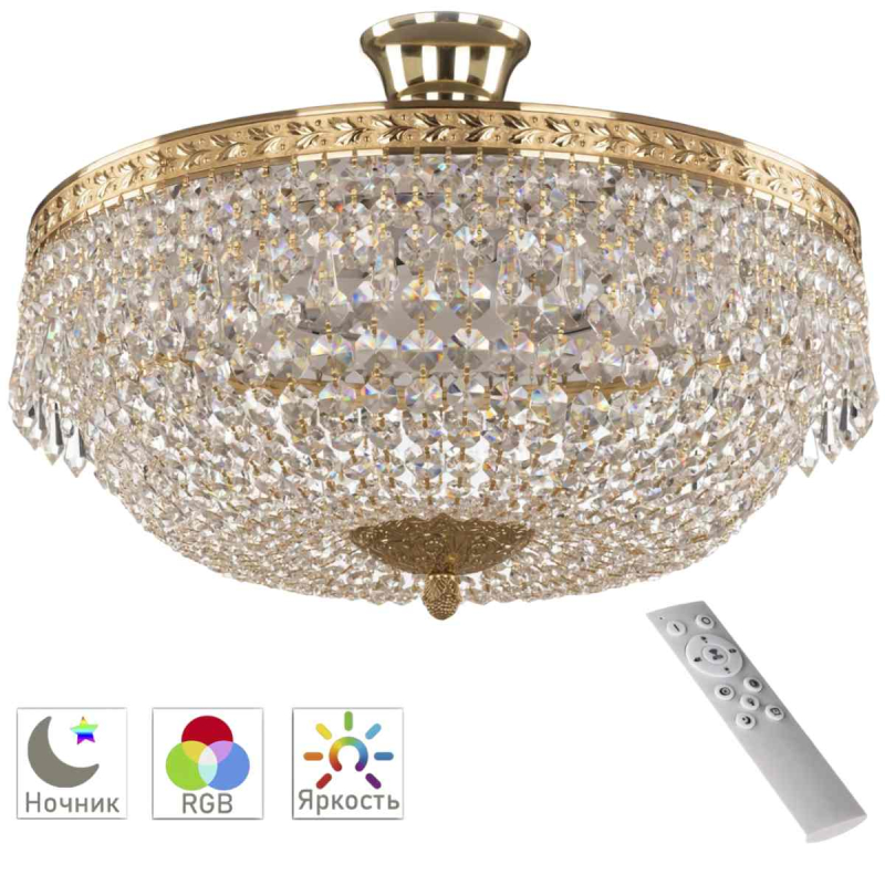 Потолочная люстра Bohemia Ivele Crystal 19011/45IV/LED-DIM G