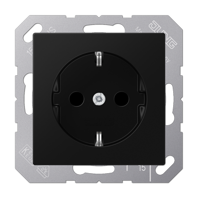 Розетка 2K+З Jung A1521BFSWM