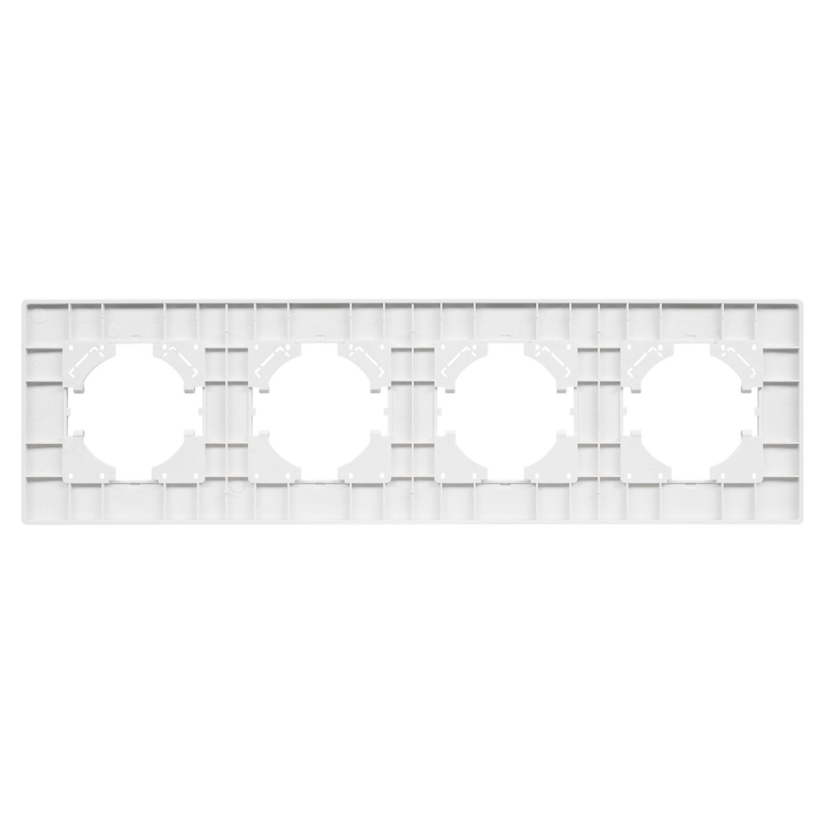 Рамка на 4 поста пластиковая Arlight FRM-PERIO-PL-4-BK 049759