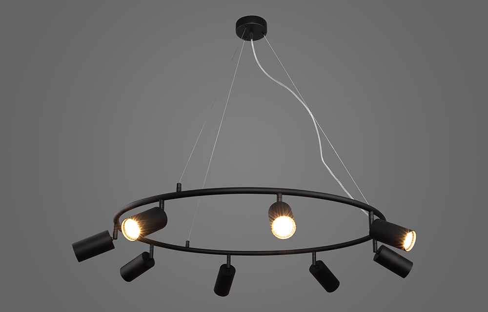 Подвесной светильник Crystal Lux RIVO SP8 BL