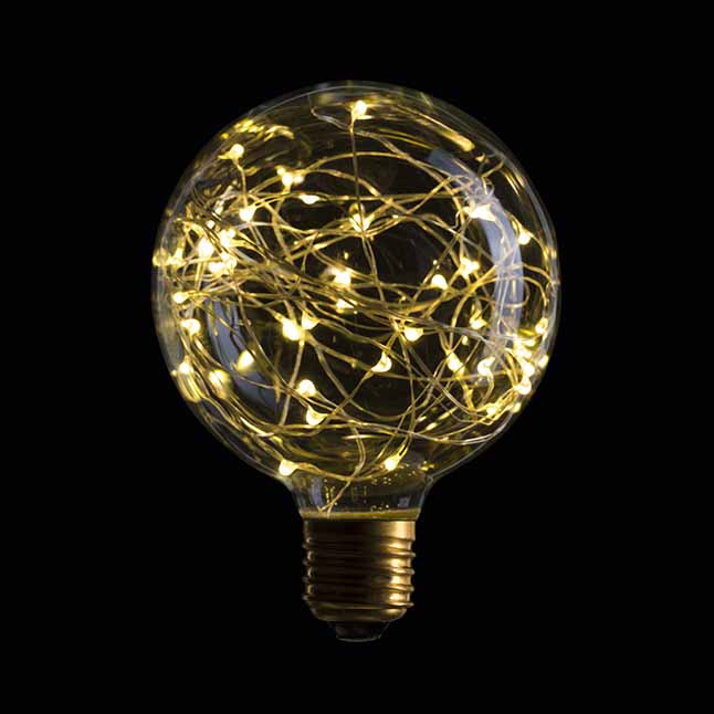Лампа светодиодная филаментная Sun Lumen E27 1,5W 2600K прозрачная 057-066