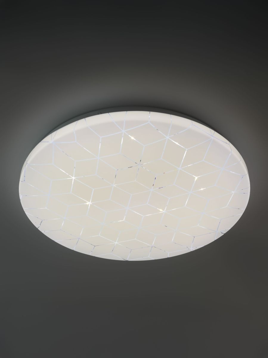 Потолочный светильник светодиодный круглый светодиодный ЭРА SPB-6 Slim Cube 36W-6,5K Б0071120