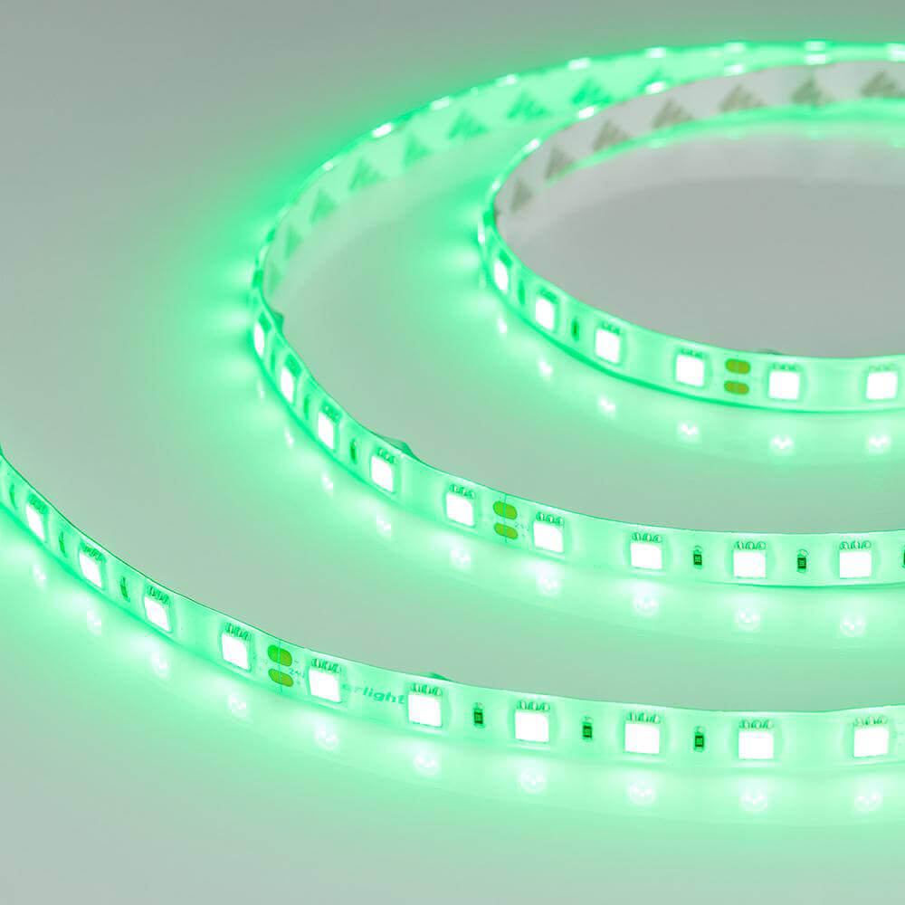 Светодиодная лента Arlight RTW 2-5000SE 24V Green 2x (5060, 300 LED, LUX) 016505