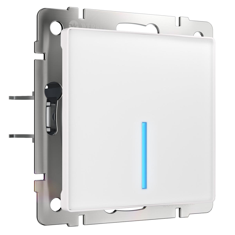 Сенсорный выключатель одноклавишный с функцией Wi-Fi Werkel белый W4510601 4690389171161 a048321