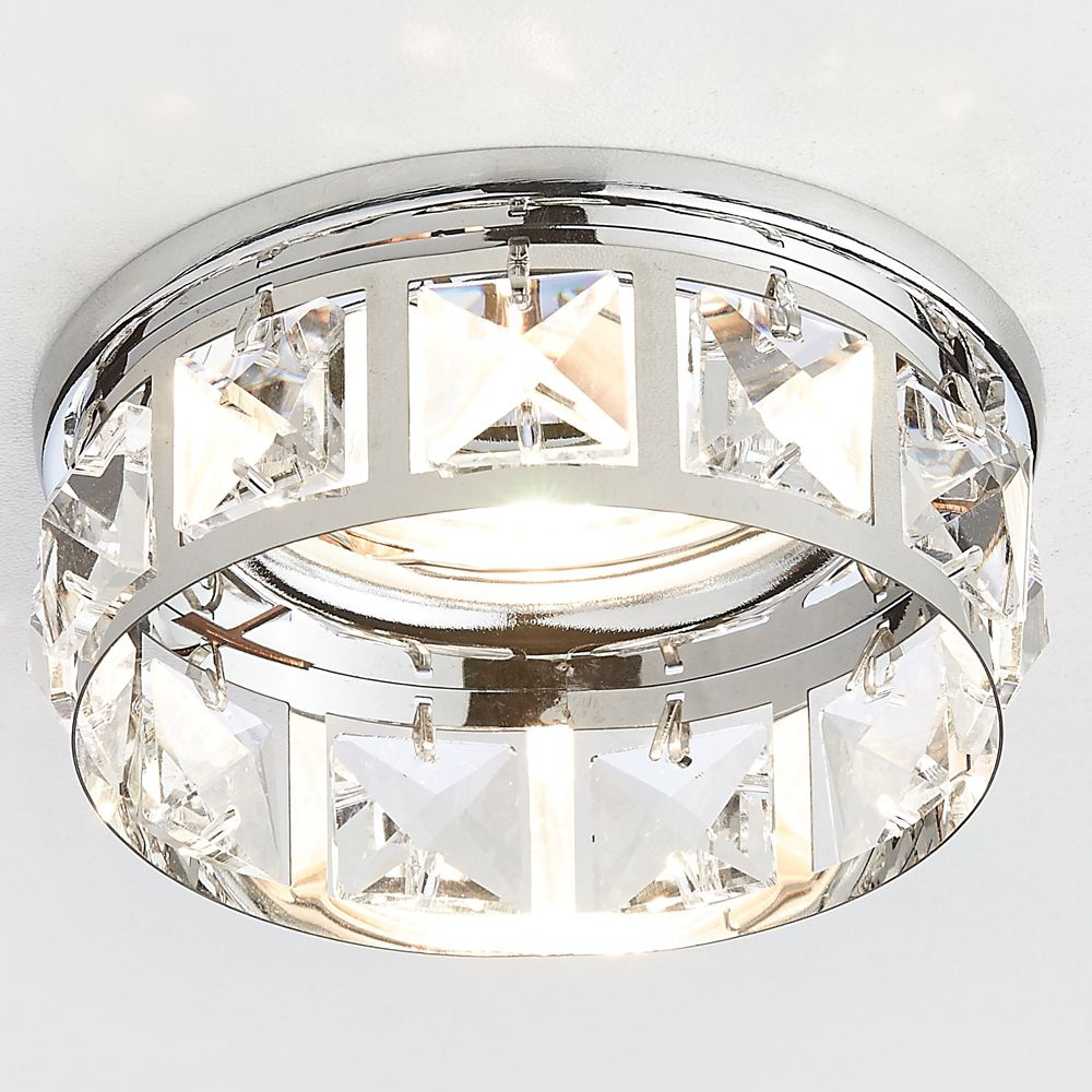 Встраиваемый светильник Ambrella Light Crystal K101 CL/CH