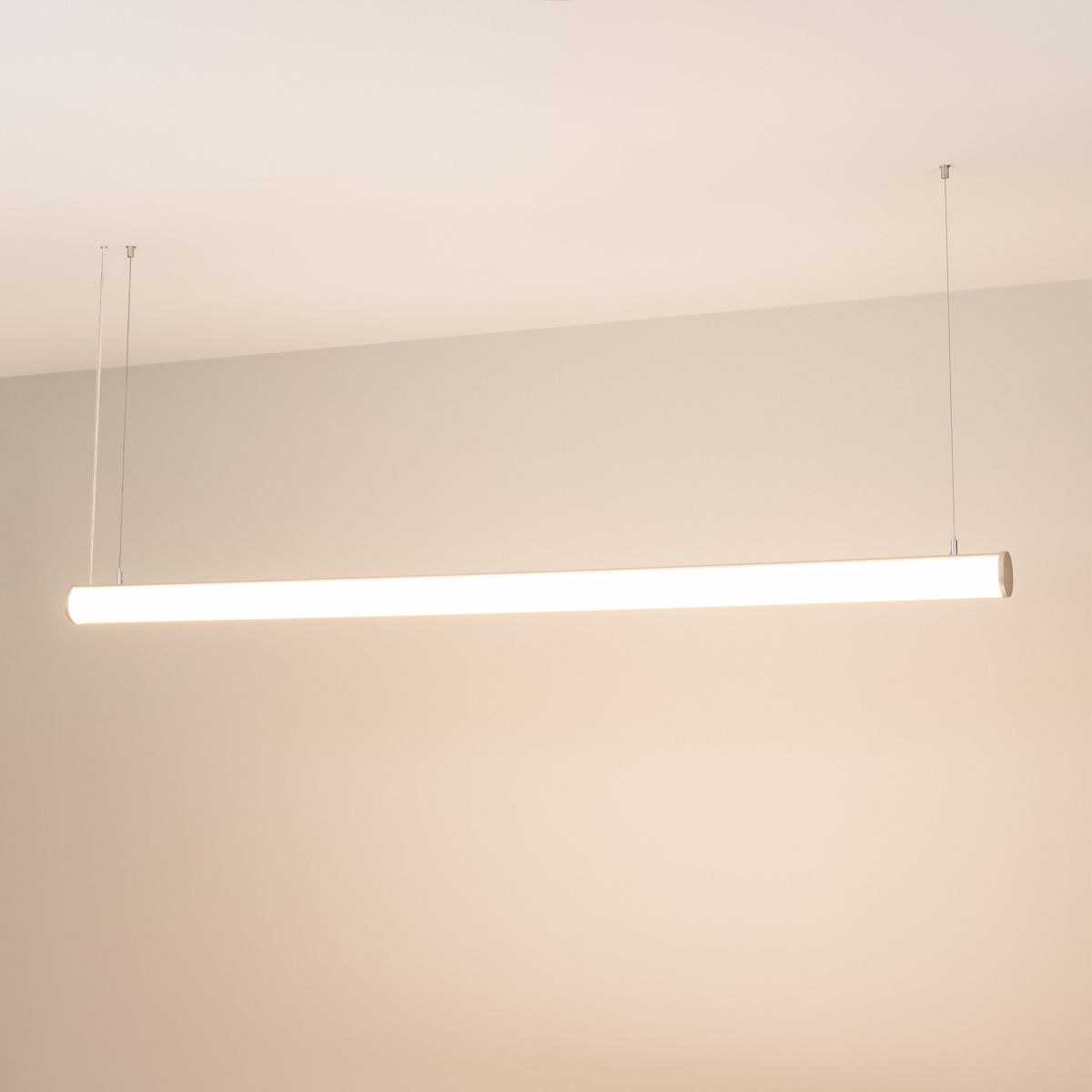 Линейный подвесной светильник Arlight SP-LINE-HANG-D60-L1485-32W Warm3000 (SL, 230V) IP33 (Алюминий) 063651(1)
