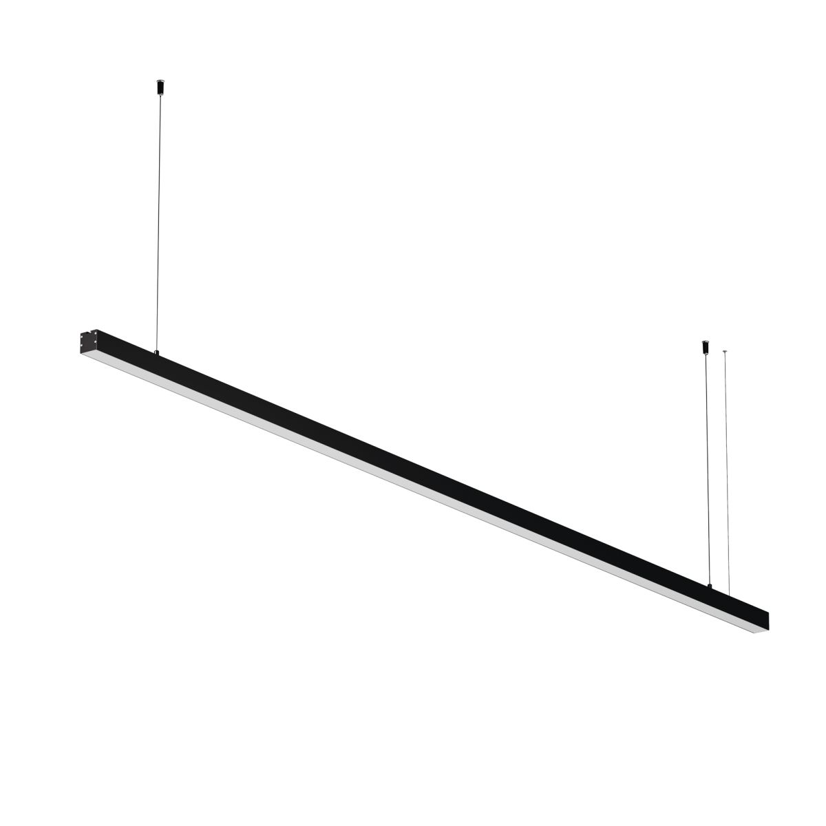 Линейный подвесной светильник Maytoni Technical 3000K 35x35 (Черный, 2 м) LL312015