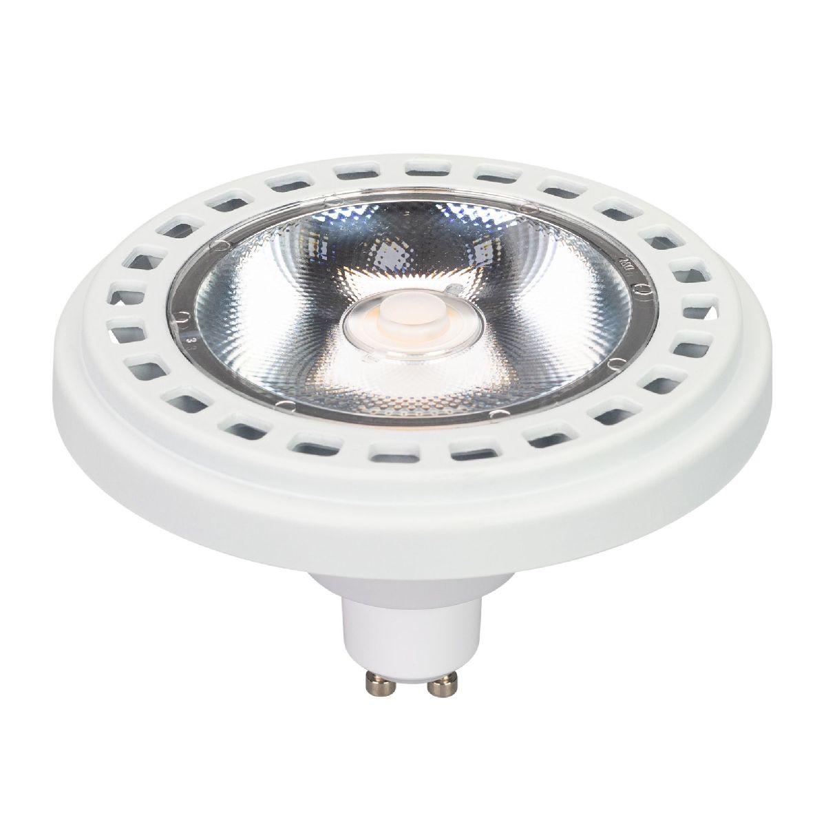 Светодиодная лампа Arlight AR111-UNIT-GU10-15W-DIM Warm3000 (WH, 24 deg, 230V) 026867