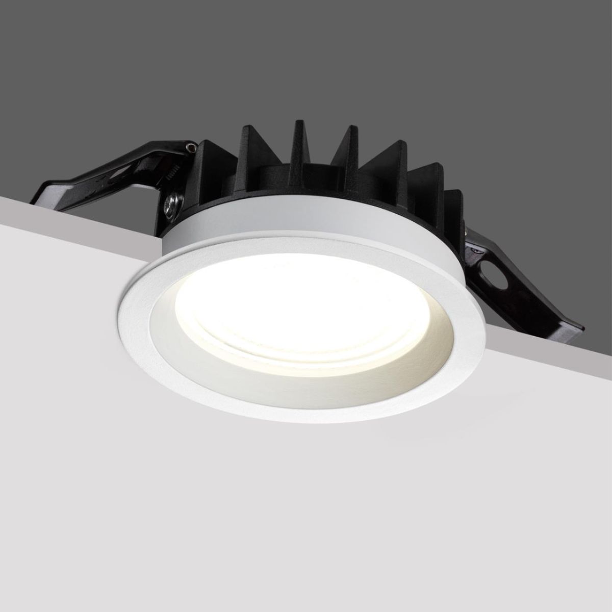 Встраиваемый светильник с переключателем цветовой температуры и угла рассеивания Novotech Wir Fluo 359844