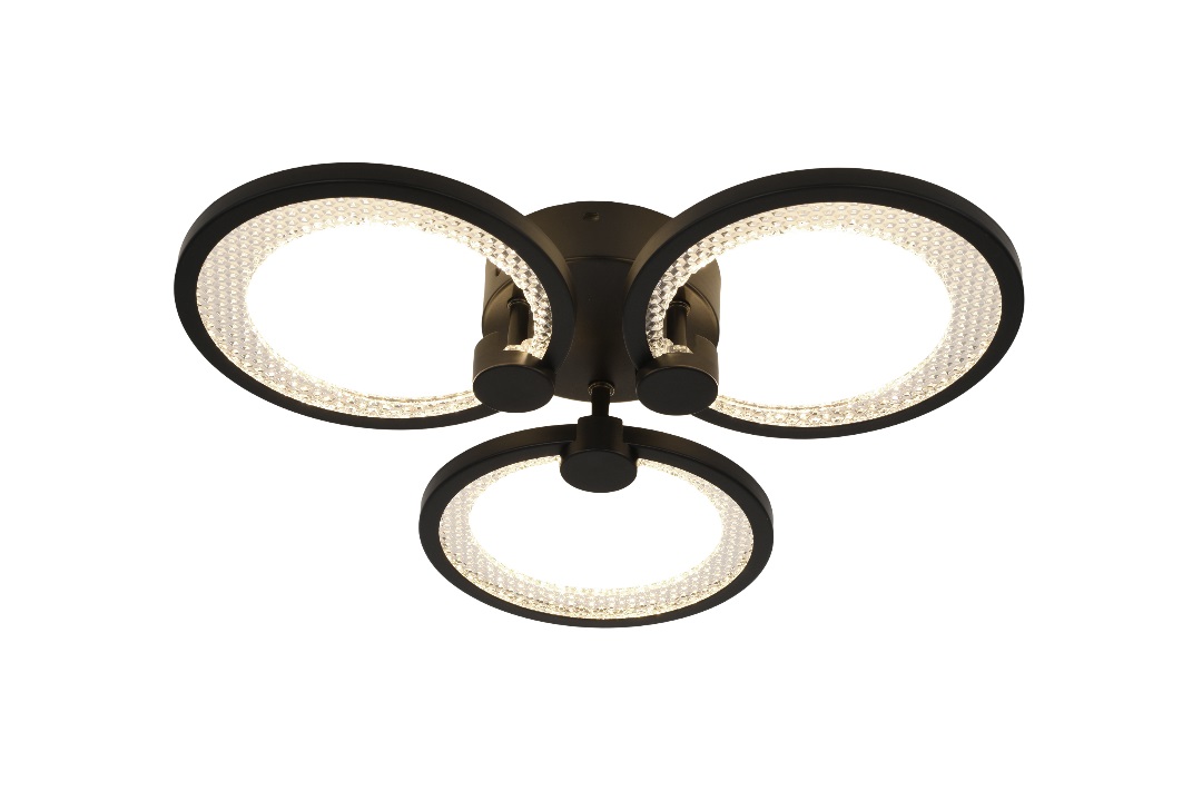 Потолочный светильник Эра Модерн Odry CLL-1-46W 3K-6,5K RC BK