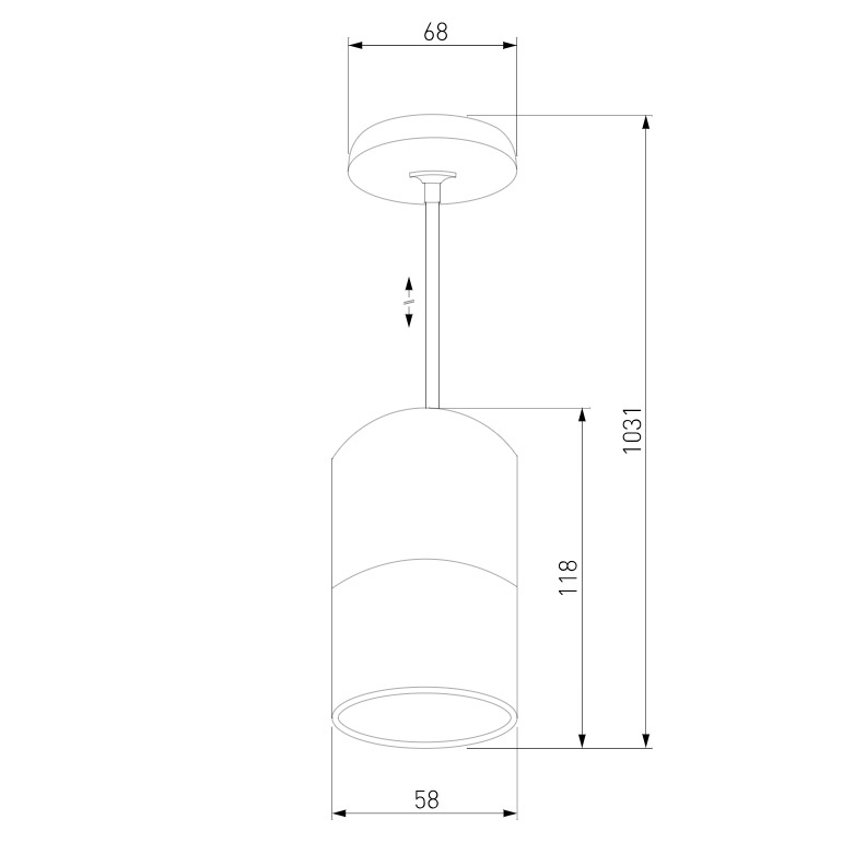 Подвесной светильник Eurosvet Mini Topper 50146/1 хром/черный жемчуг