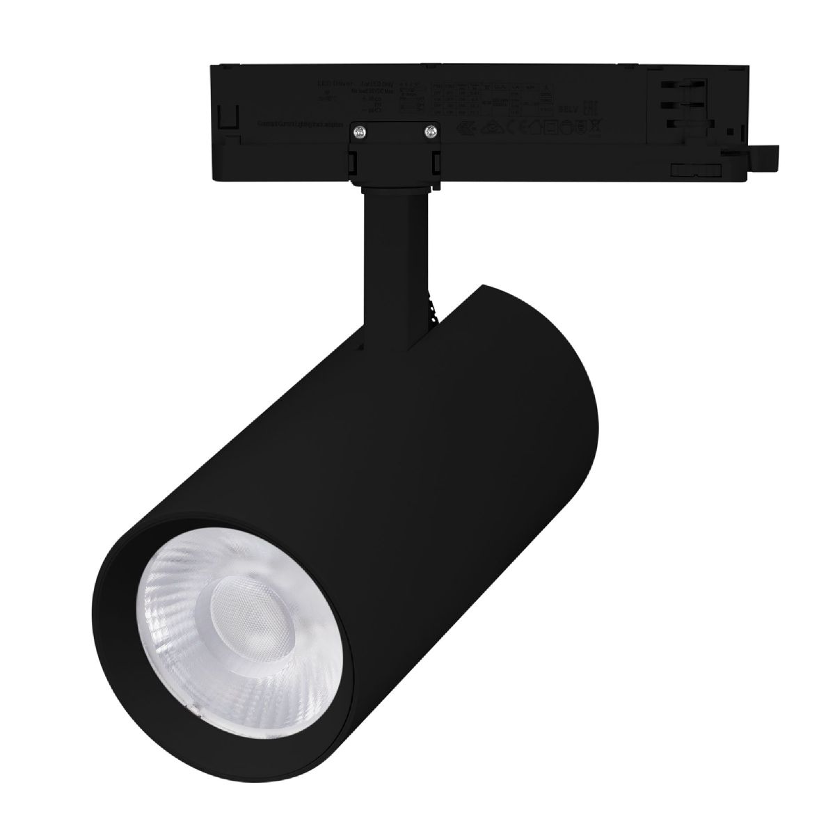 Трековый трехфазный светильник Arlight LGD-GERA-4TR-R90-40W Warm3000 (BK, 24 deg, 230V) 055163