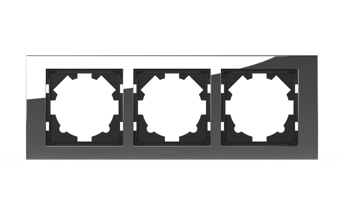 Рамка трехместная ELBI Zena Platin 500-073100-227