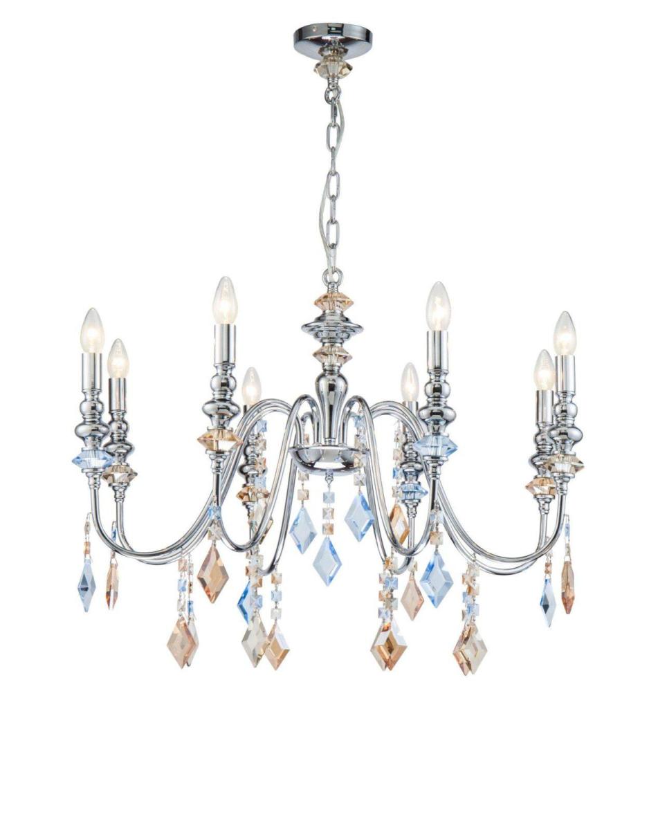 Подвесная люстра Lucia Tucci Maya 4450.8 Chrome
