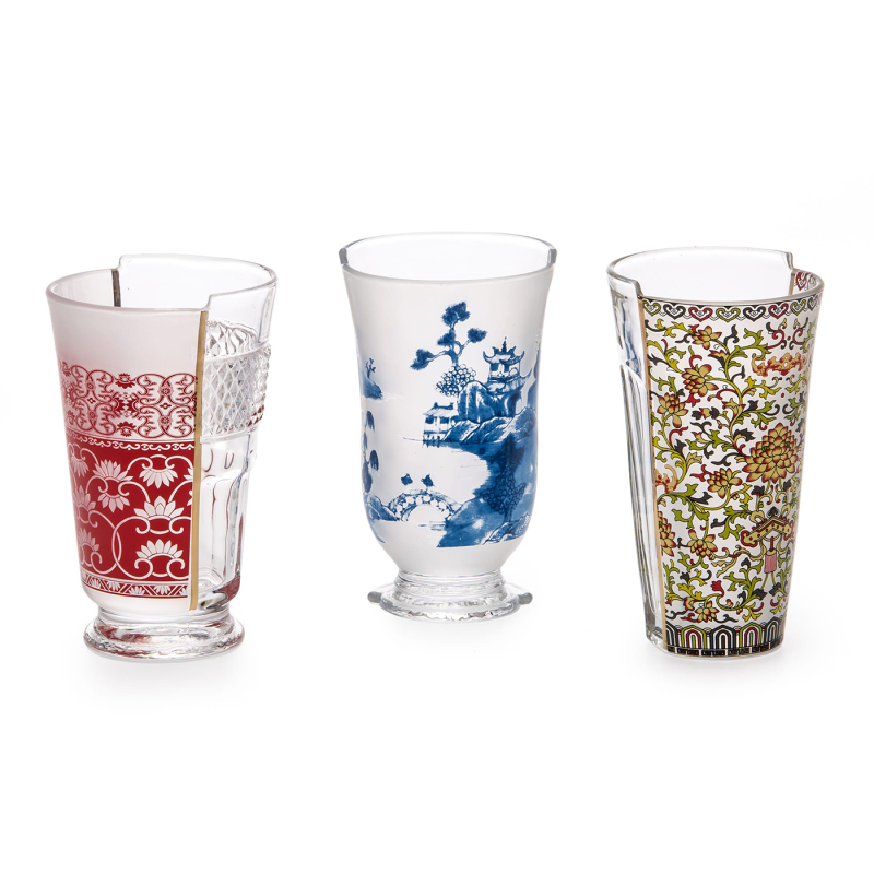 Набор стаканов Clarice (3 шт.) Seletti Hybrid 9735
