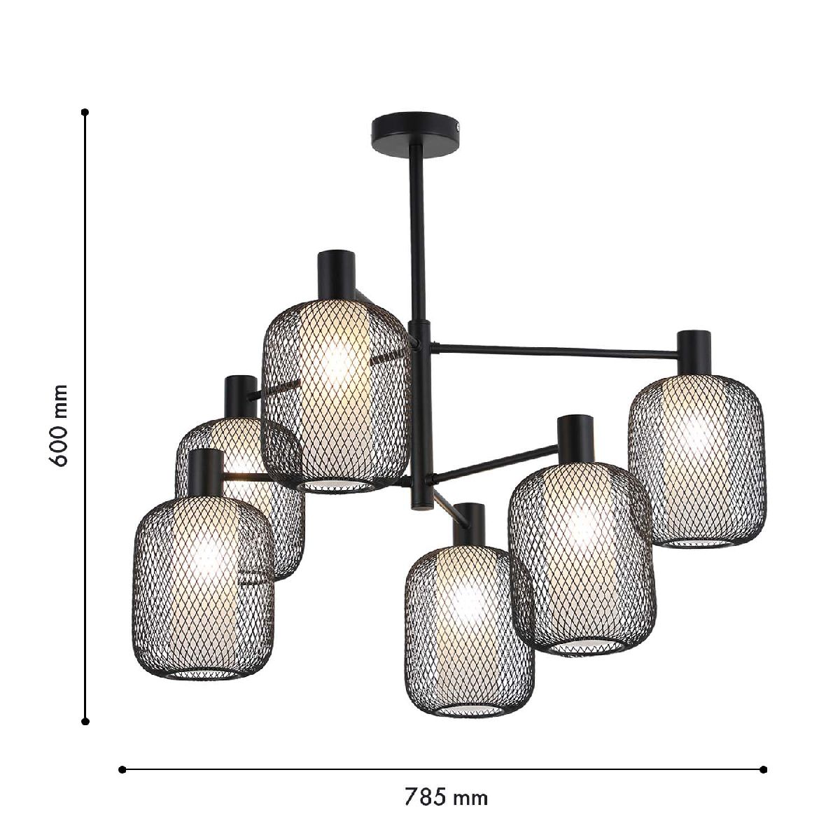 Люстра на штанге F-Promo Tokri 4602-6C