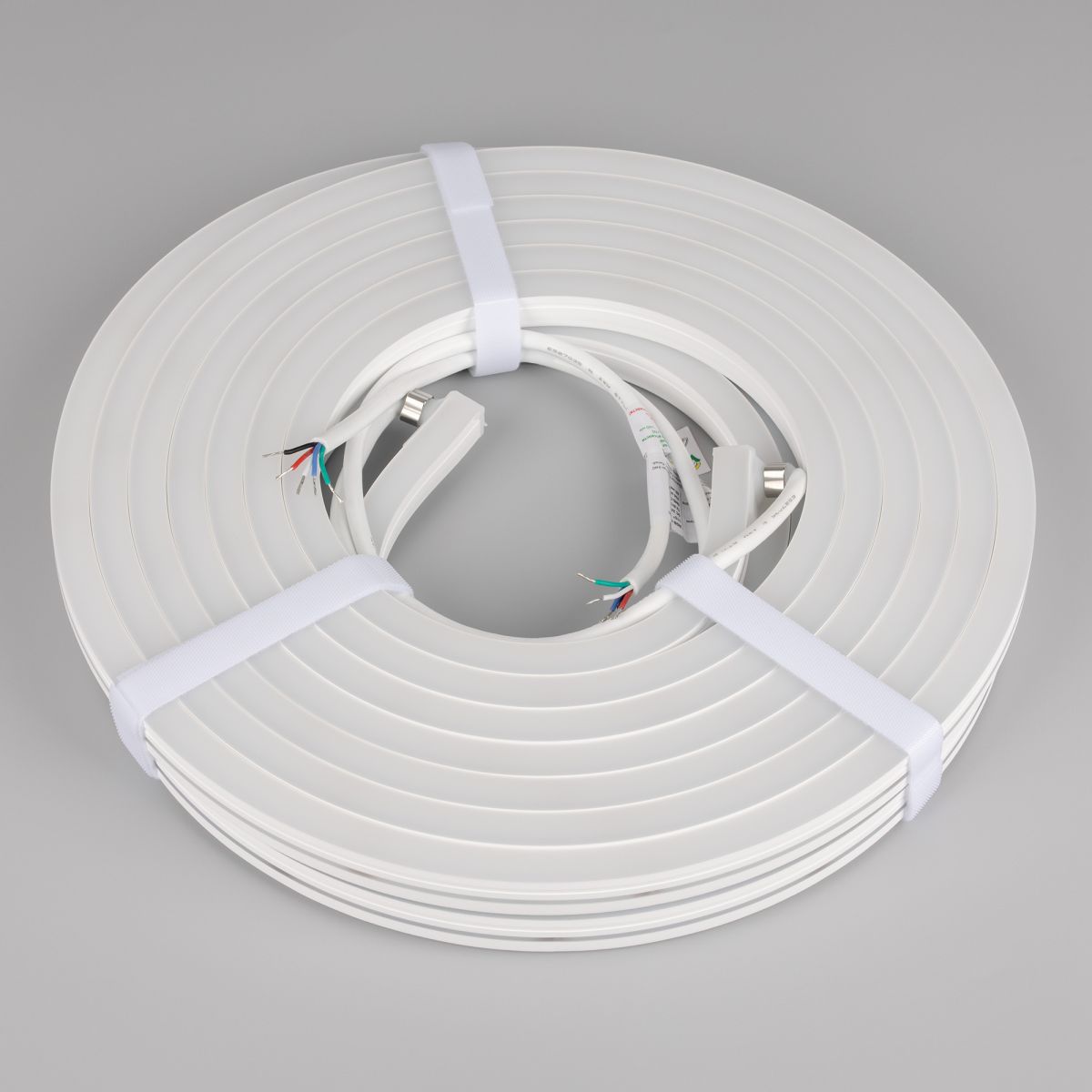 Светодиодная лента герметичная Arlight MOONLIGHT-PRO-SIDE-X336-12x17mm 24V RGBW-Day (12 W/m, IP67, 10m, wire x2) (Вывод боковой) 055318