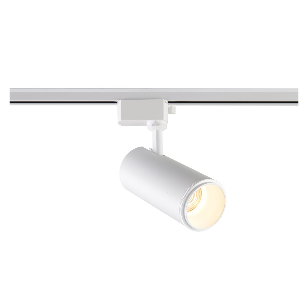 Трековый однофазный светильник Crystal Lux CLT 0.31 021 WH 3CCT ZOOM