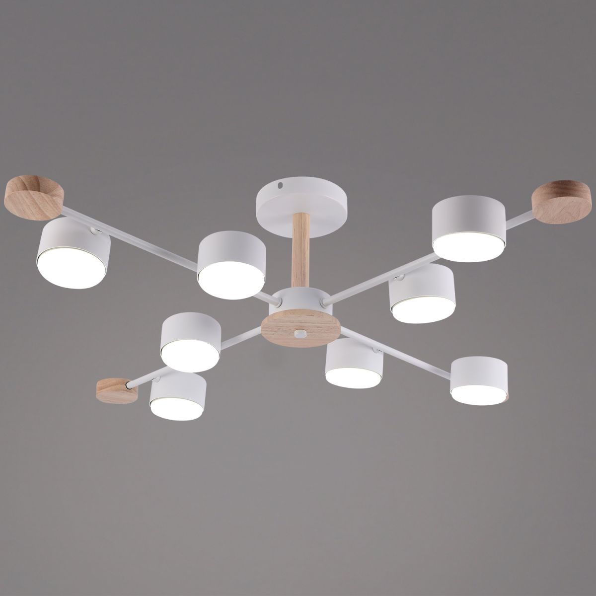 Потолочная люстра Reluce 03751-0.3-08 WT+WOOD GX53