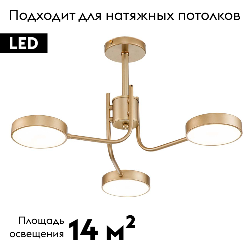 Потолочная светодиодная люстра Escada Skylar 10258/3LED