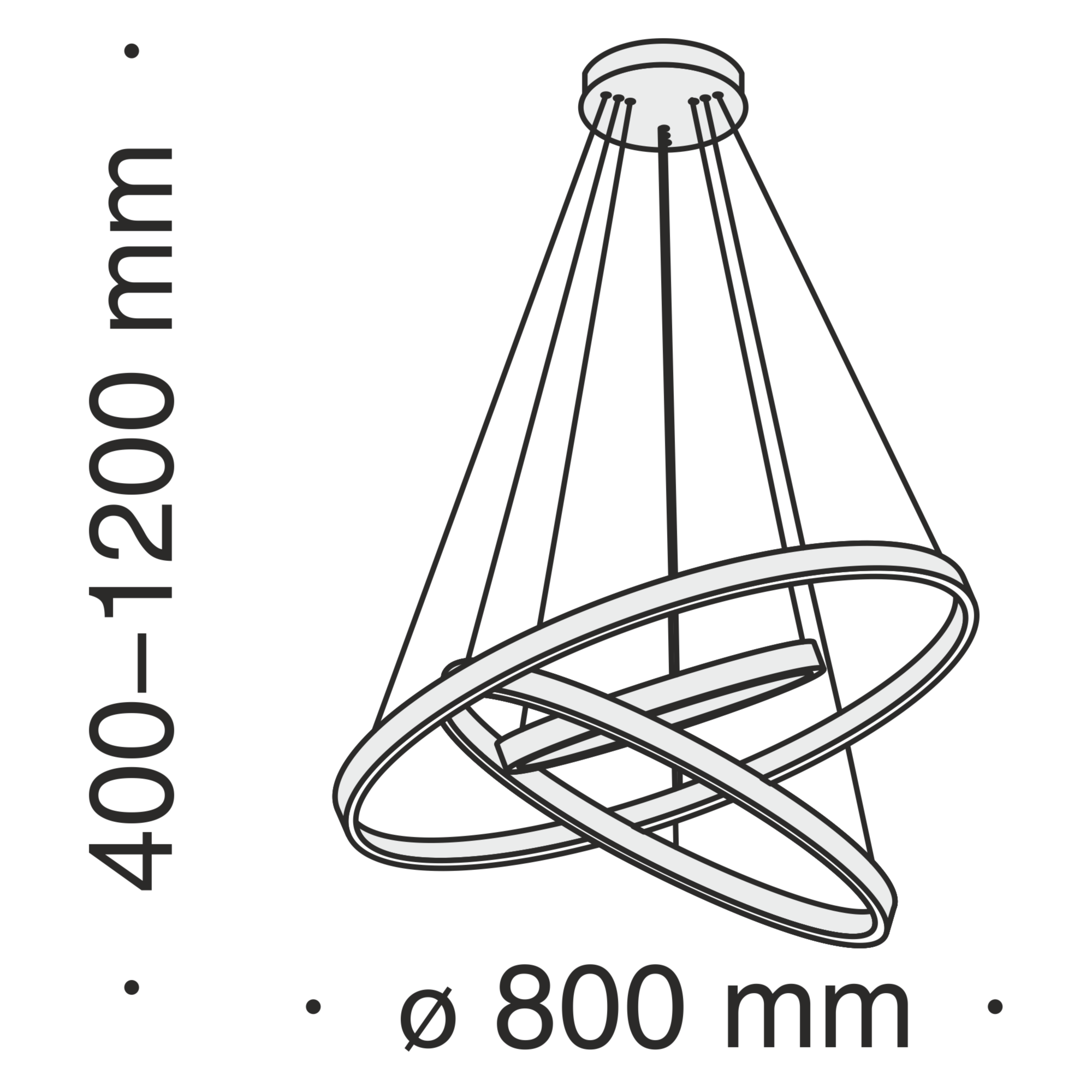Подвесной светильник Maytoni Rim MOD058PL-L100B4K в Москве