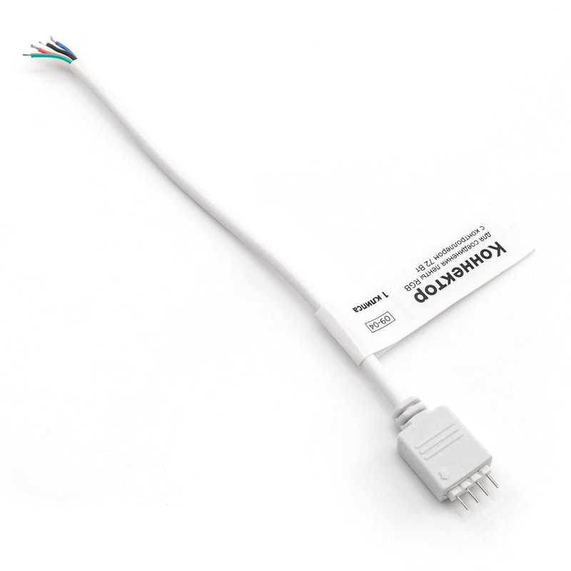 Коннектор для соединения RGB/CCT ленты Apeyron 10мм с контроллером RGB/CCT 09-04