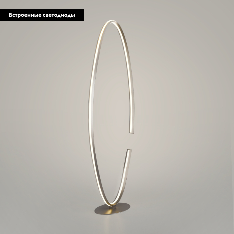 Торшер Eurosvet Gap 80415/1 сатин-никель