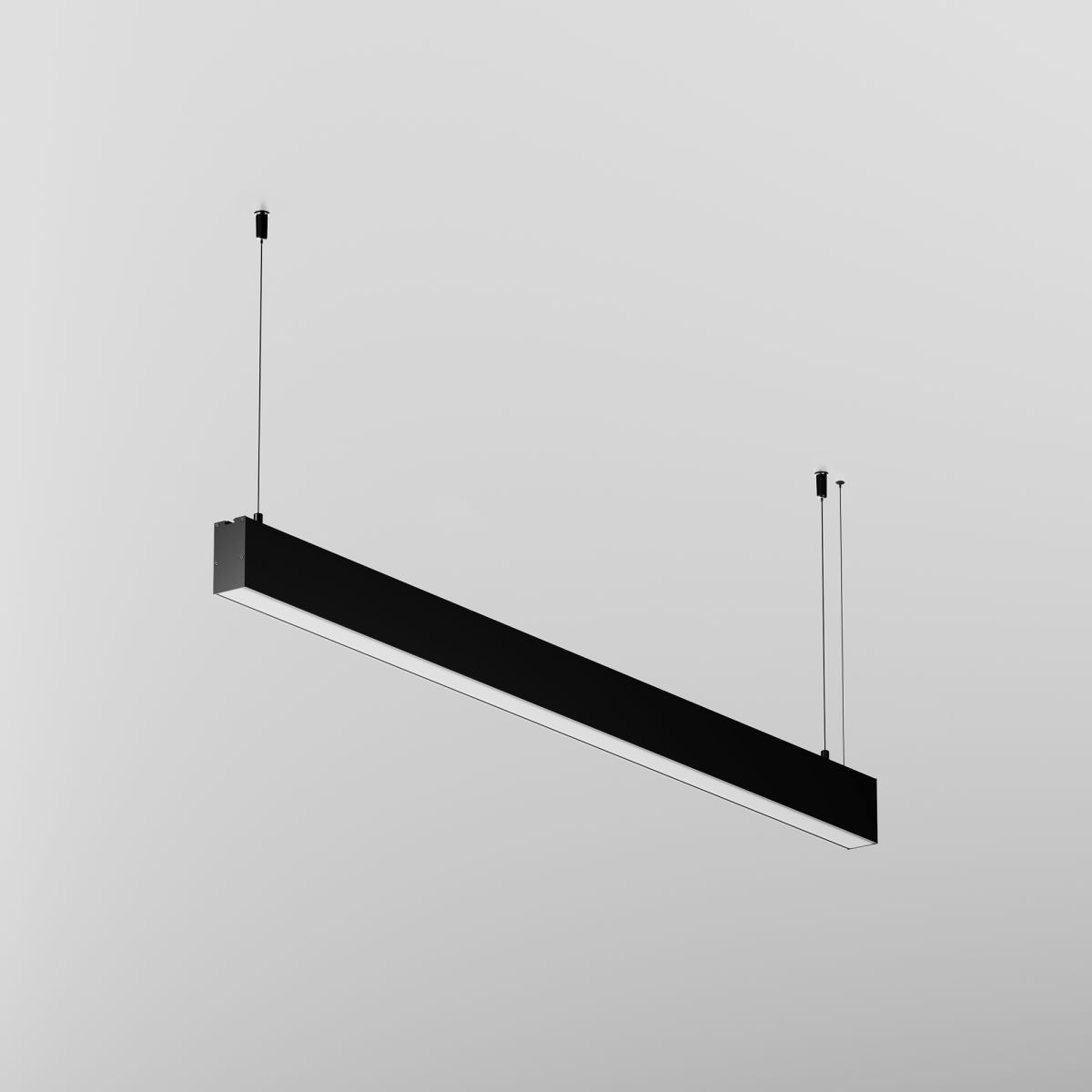 Линейный подвесной светильник Maytoni Technical 3000K 35x67 (Черный, 1 м) LL312043