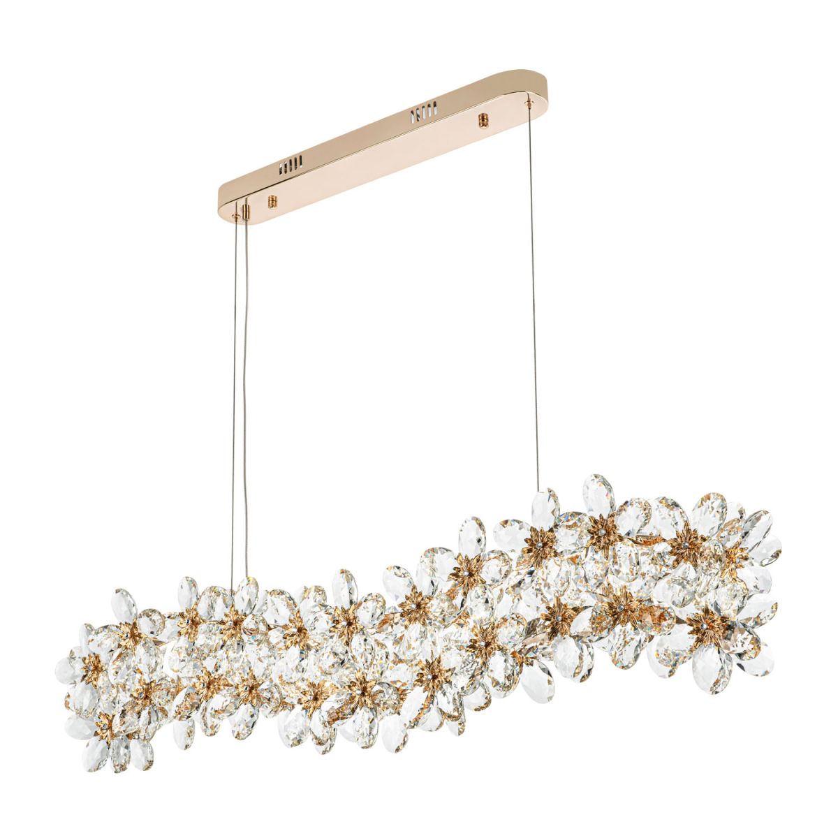 Подвесная люстра с пультом Modelux ML.9520.1200 GD