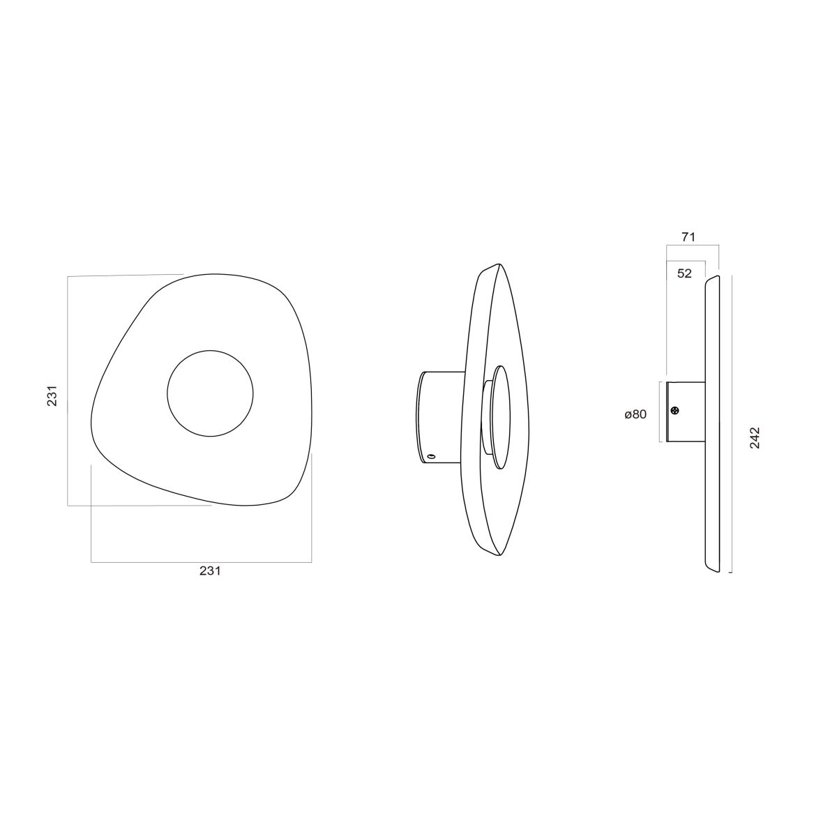 Настенный светильник Mantra Acustic 9443