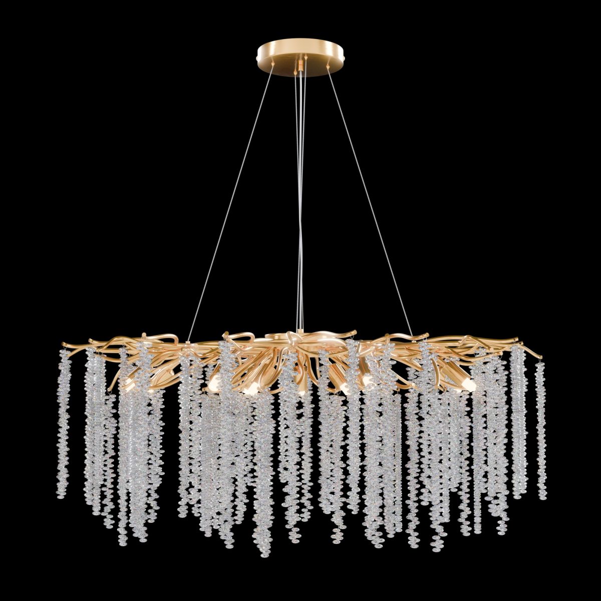 Подвесная люстра Lightera Curls LE303L-11G