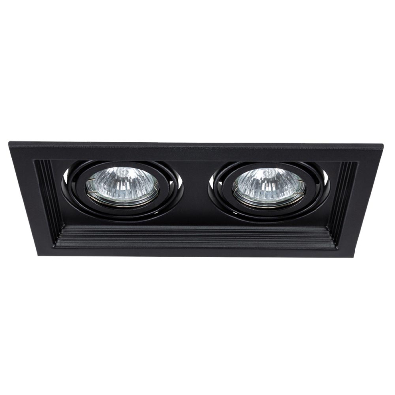 Встраиваемый светильник Arte Lamp Canis A6661PL-2BK УЦ