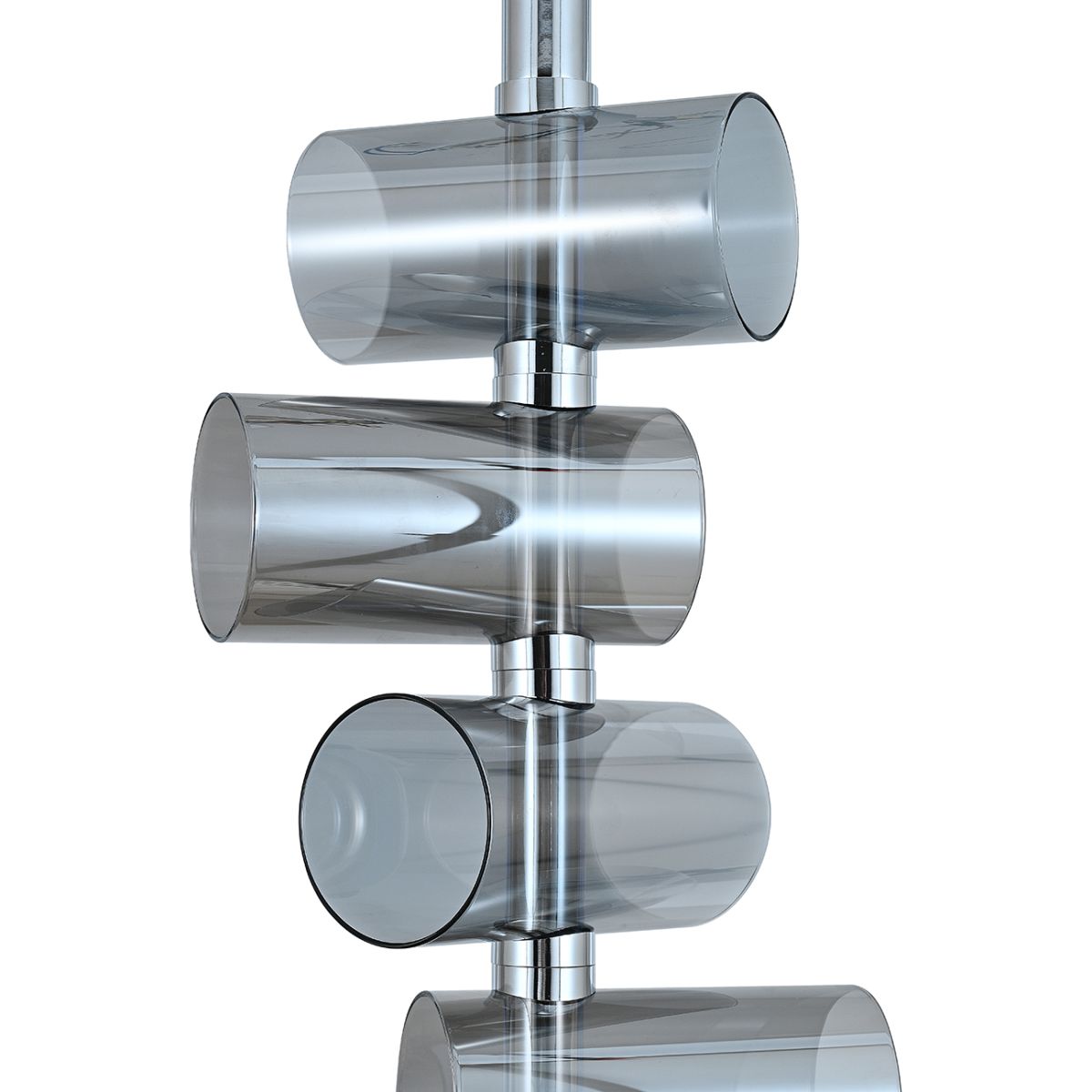 Подвесной светильник цилиндрический Indigo Equilibrio 11076/1P Chrome V000216L