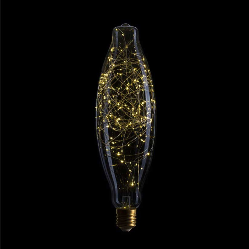 Лампа светодиодная филаментная Sun Lumen E40 4,5W 2600K прозрачная 057-011