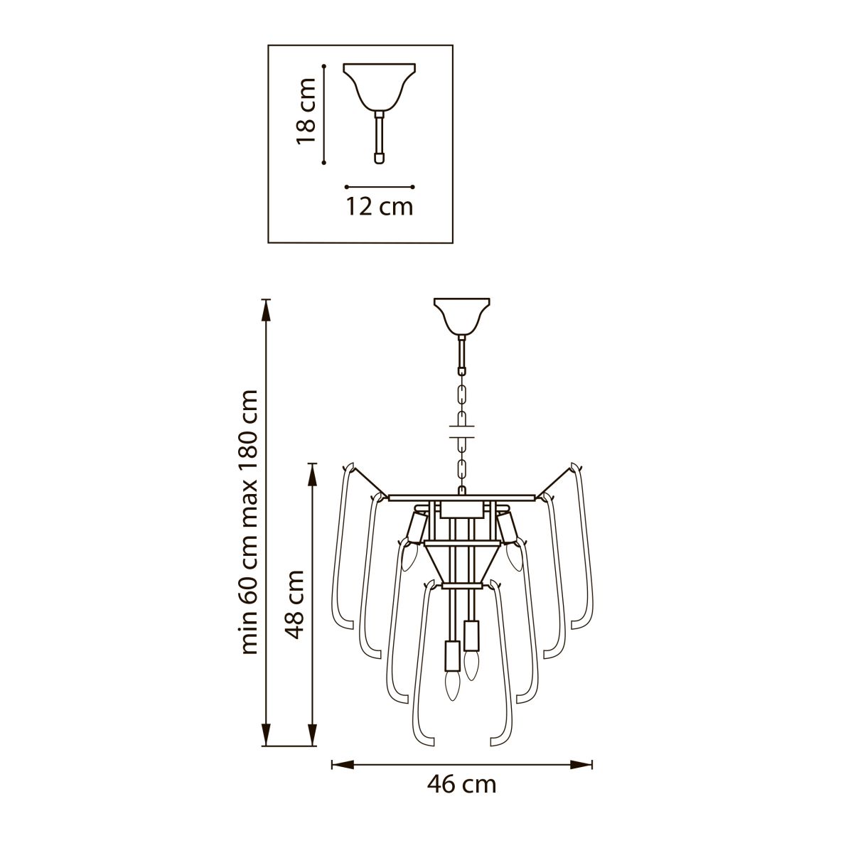 Подвесная люстра Lightstar Retro II 799082