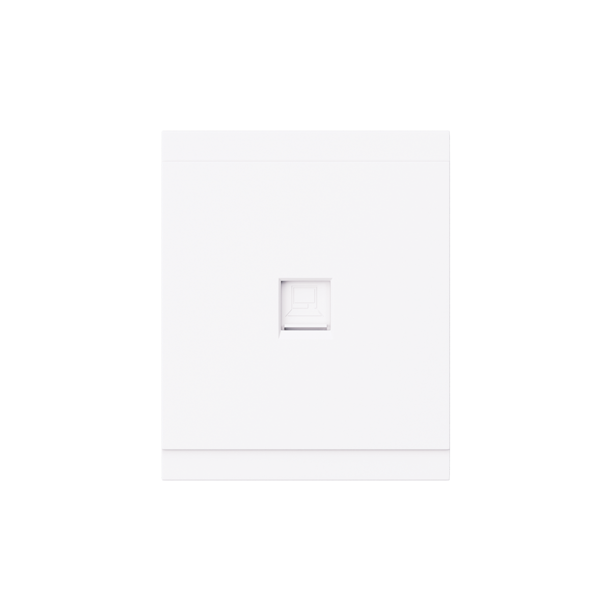 Розетка SETE компьютерная RJ45 кат6 с/у жемчуг IP20/IP44 KRANZ KR-79-0723-1