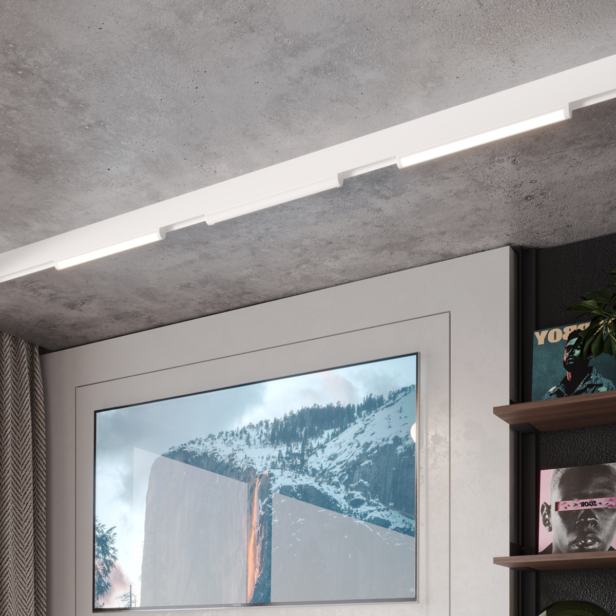 Трековый светильник с переключ. цв. темпер. Novotech Shino Flum 359657