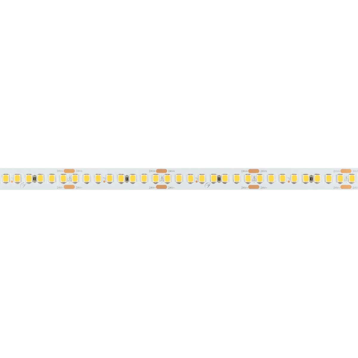 Светодиодная лента Arlight RT-A192-10mm 24V Warm3000 (17.6 W/m, IP20, 5m) (высок.эфф.150 лм/Вт) 038775(1)