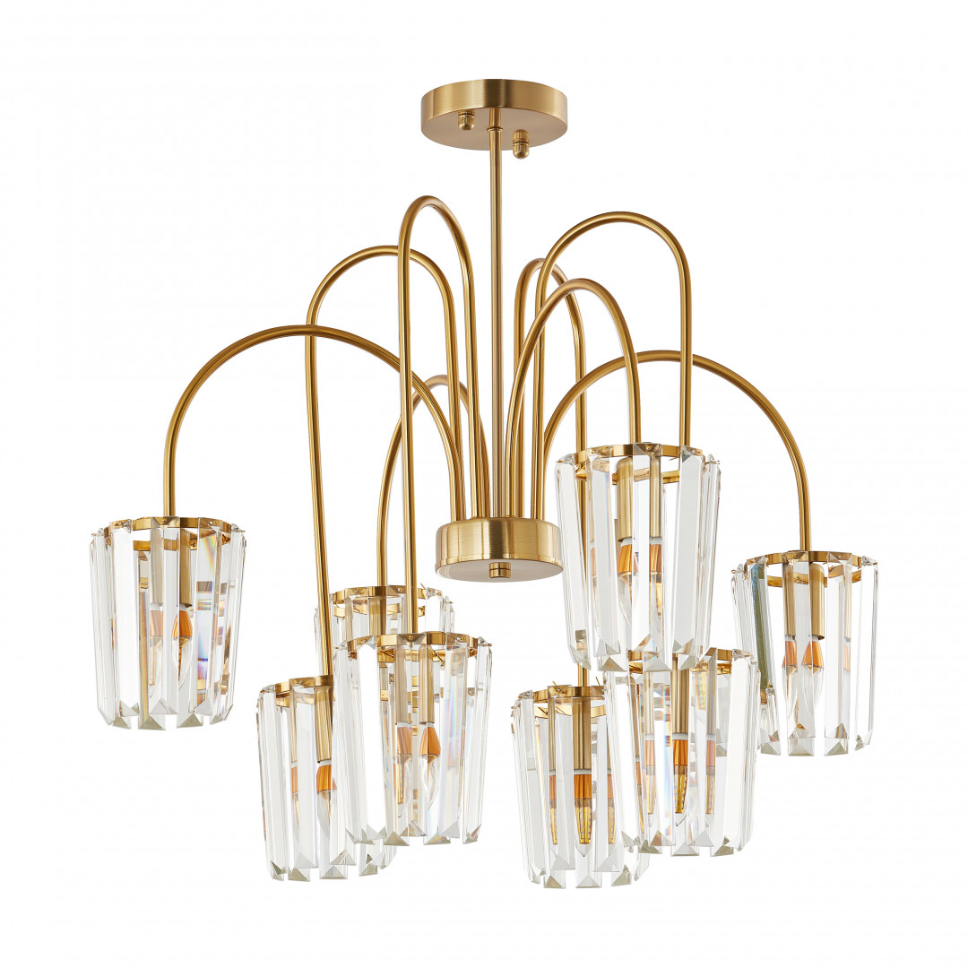 Люстра на штанге Arte Milano AM 2328B.D800.H700.E14.12 G