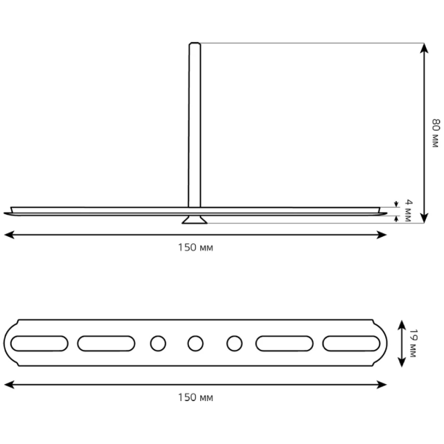 Крепление для реечного потолка Gauss Shop Lighting 983627