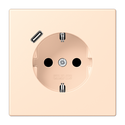 Розетка 2K+З USB Typ C Jung LC1520-18C238