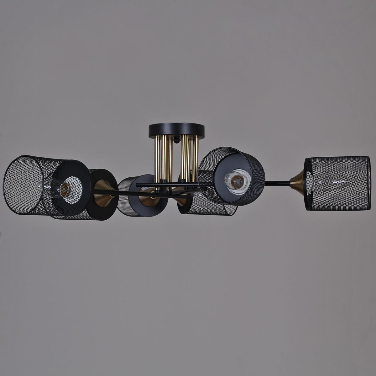 Потолочная люстра Reluce 38460-0.3-06 BK+COPPER